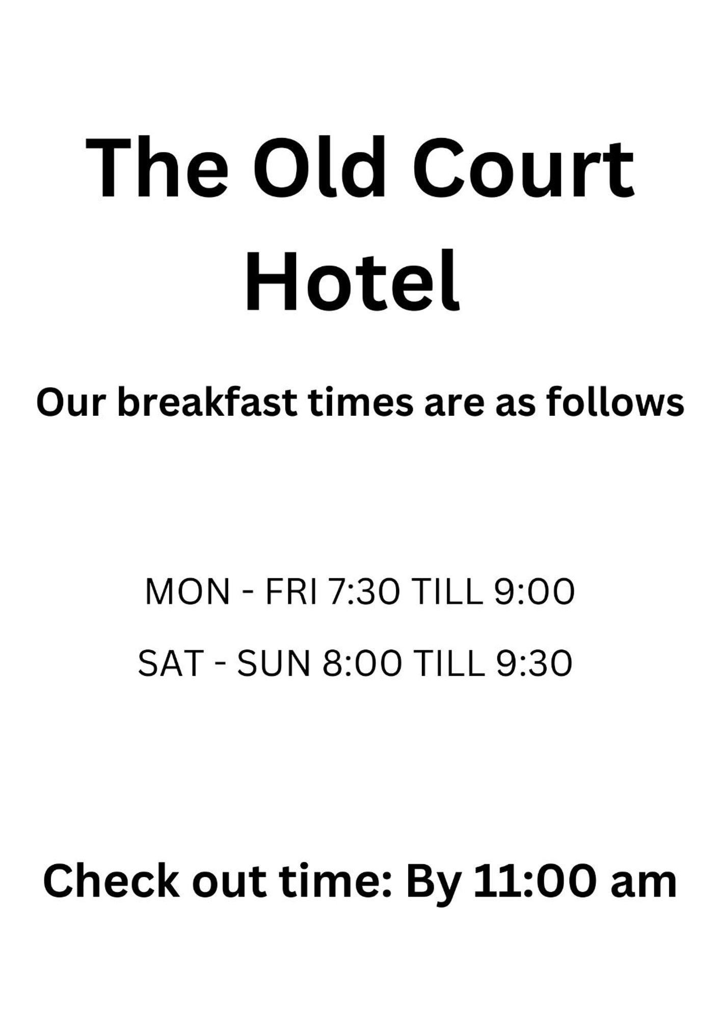 The Old Court Hotel Witney Exterior photo